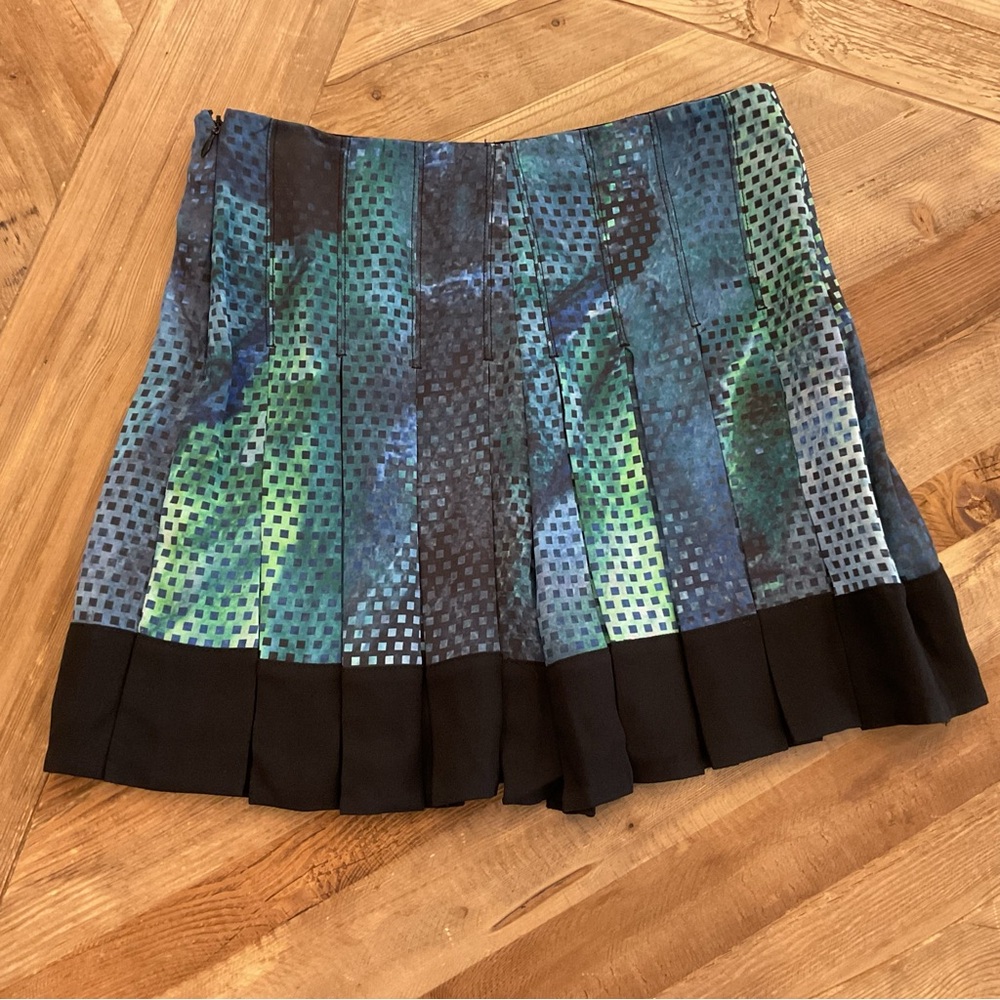 Proenza Schouler Silk Pleated Mini Skirt Size 4